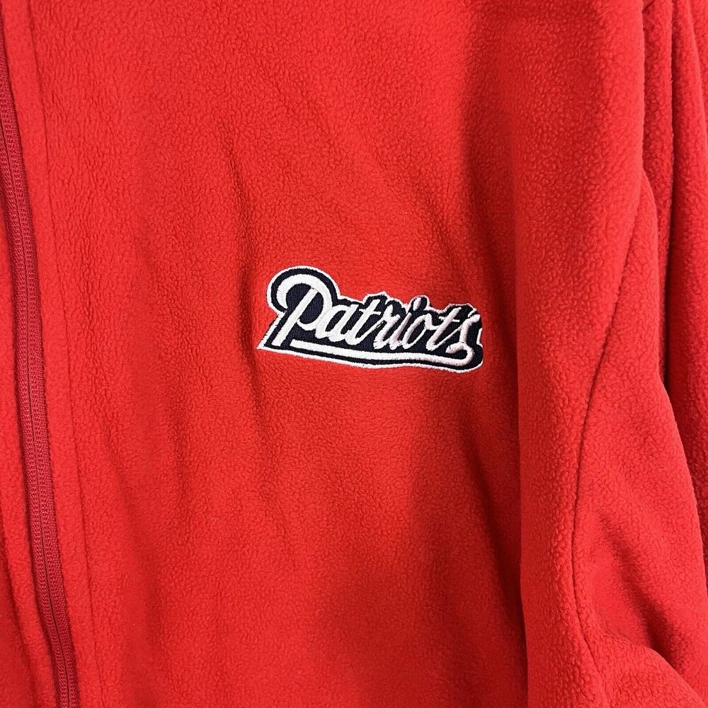 NFL Pro Line New England Patriots 2-in-1 Hooded Puffer Fleece Jacket Mens XL - Picture 8 of 11